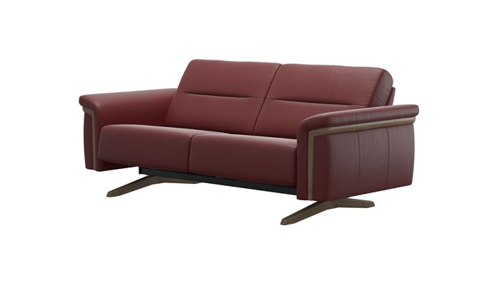 Stressless Stella 2 Seater Sofa in Paloma Cherry Leather